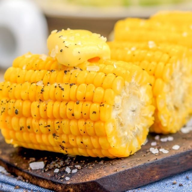 Corn on Cobb.